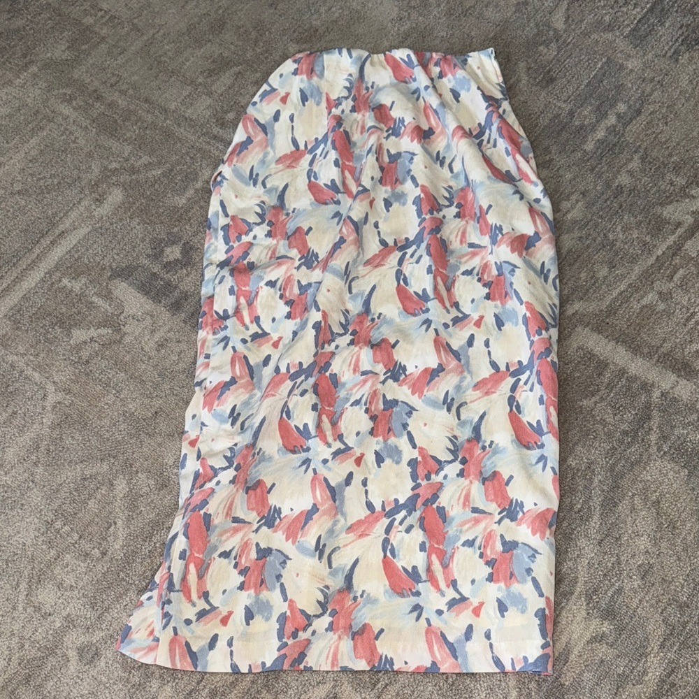 Abercrombie & Fitch Multicolor Abstract Midi Skirt - Picture 2 of 3